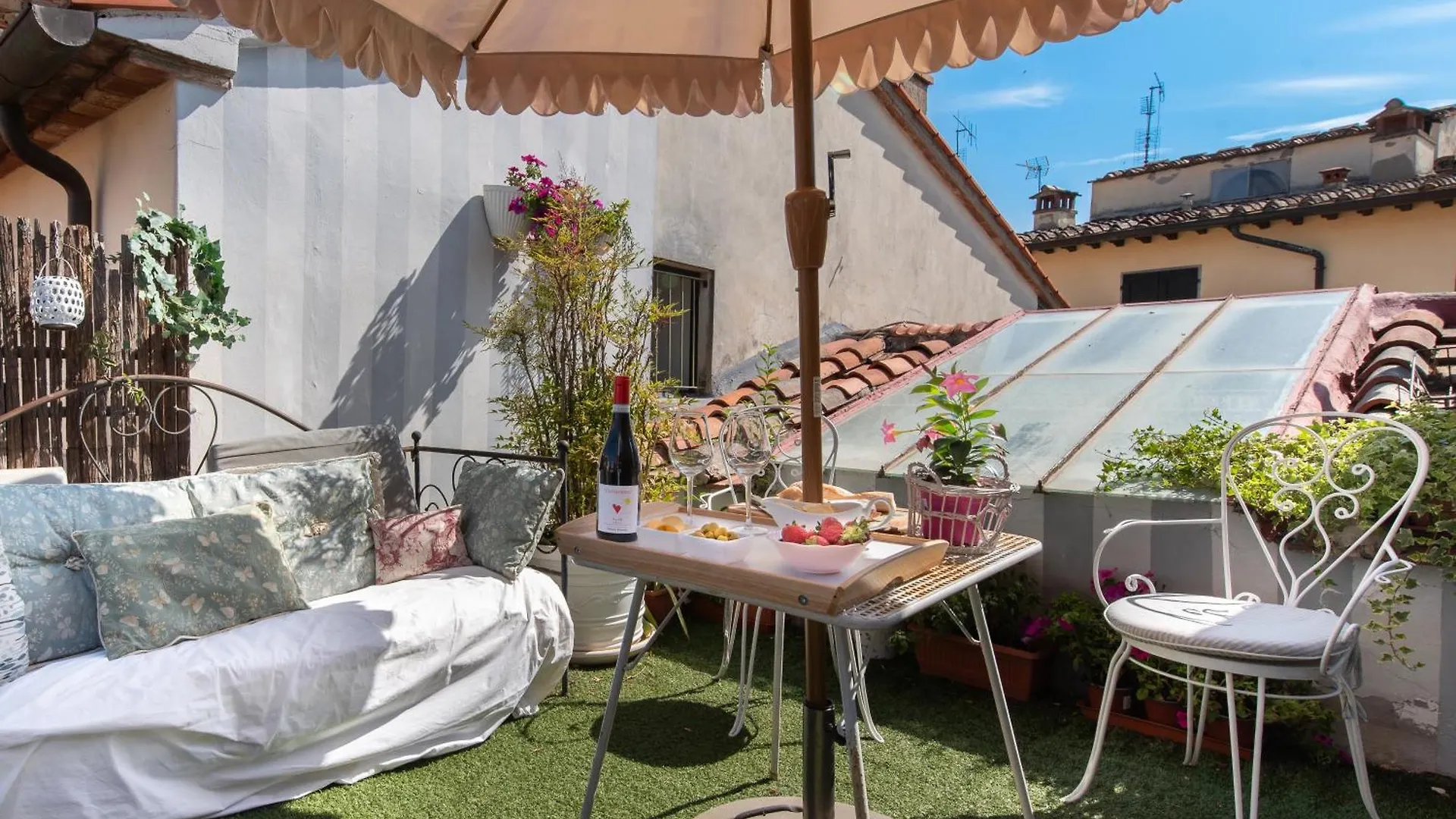 Bibi Boutique Arezzo Living Suite Rosafragola & Verdeconiglio Lägenhet